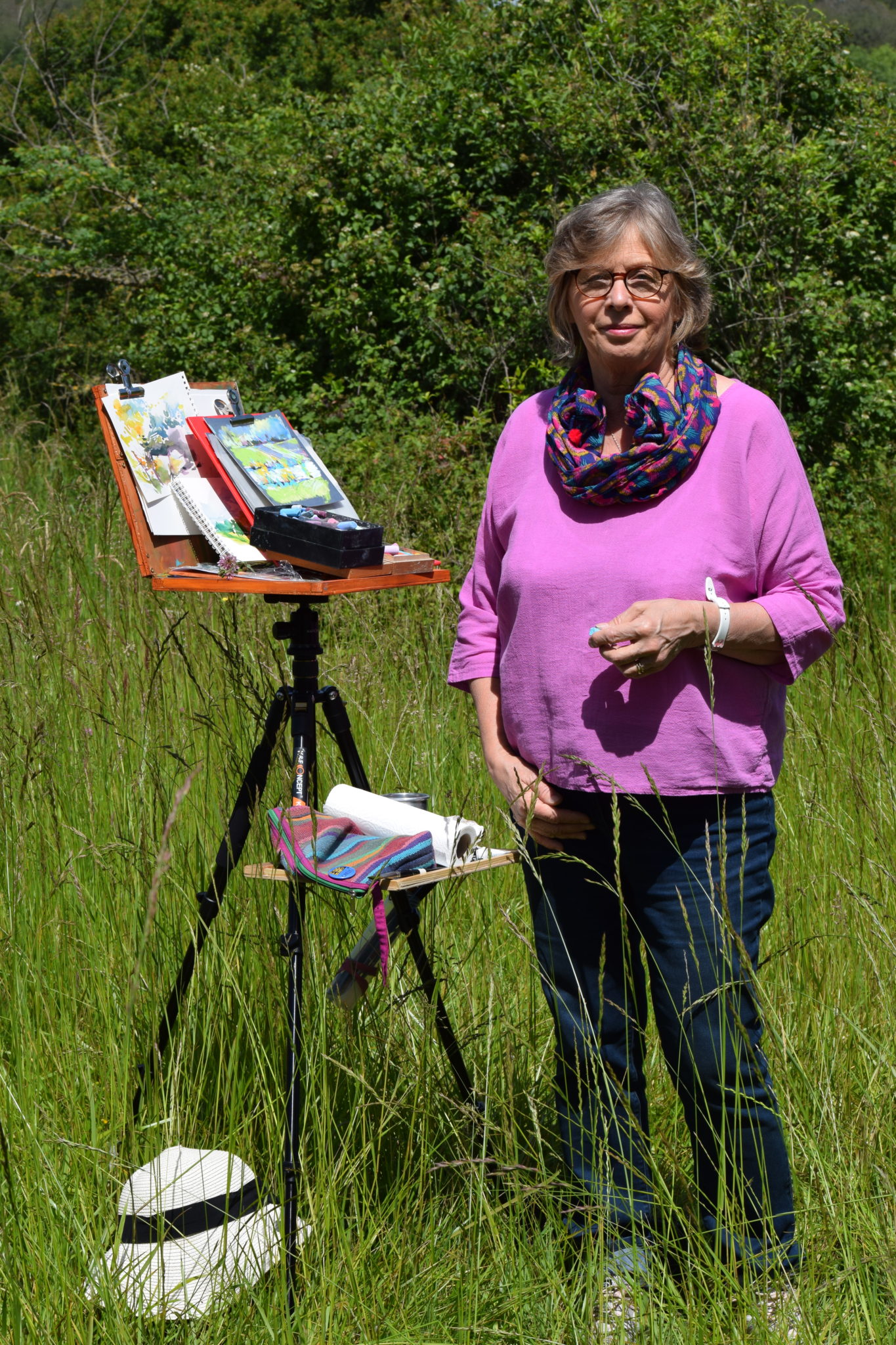 peindre en plein air agnes martin genty