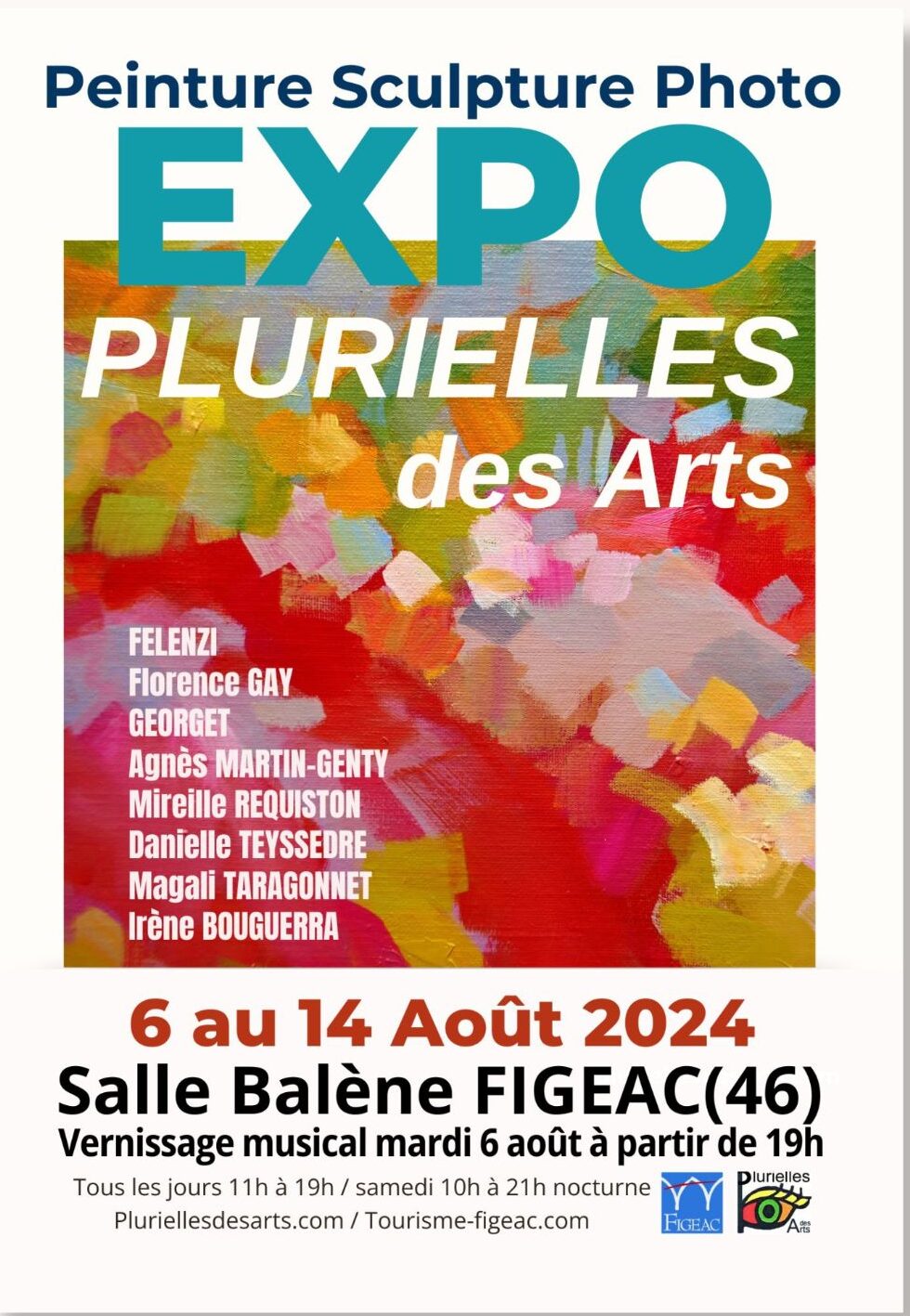 Affiche plurielles des arts 2024