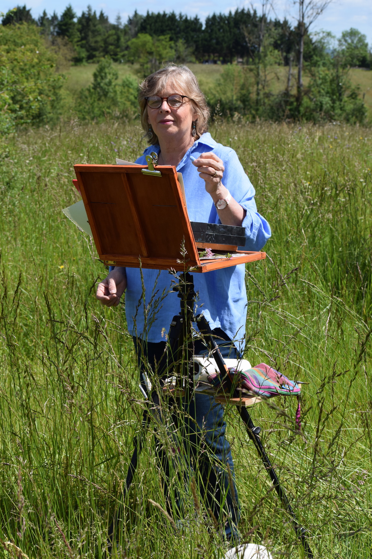 Agnès martin genty atelier plein air Agnes Martin
