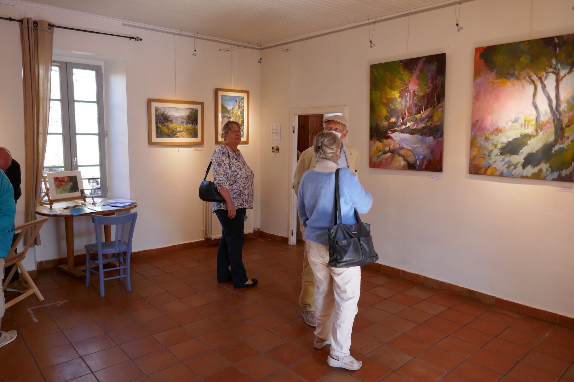Exposition tableau paysage